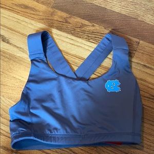 Women’s Grey Colosseum UNC Sports Bra Small